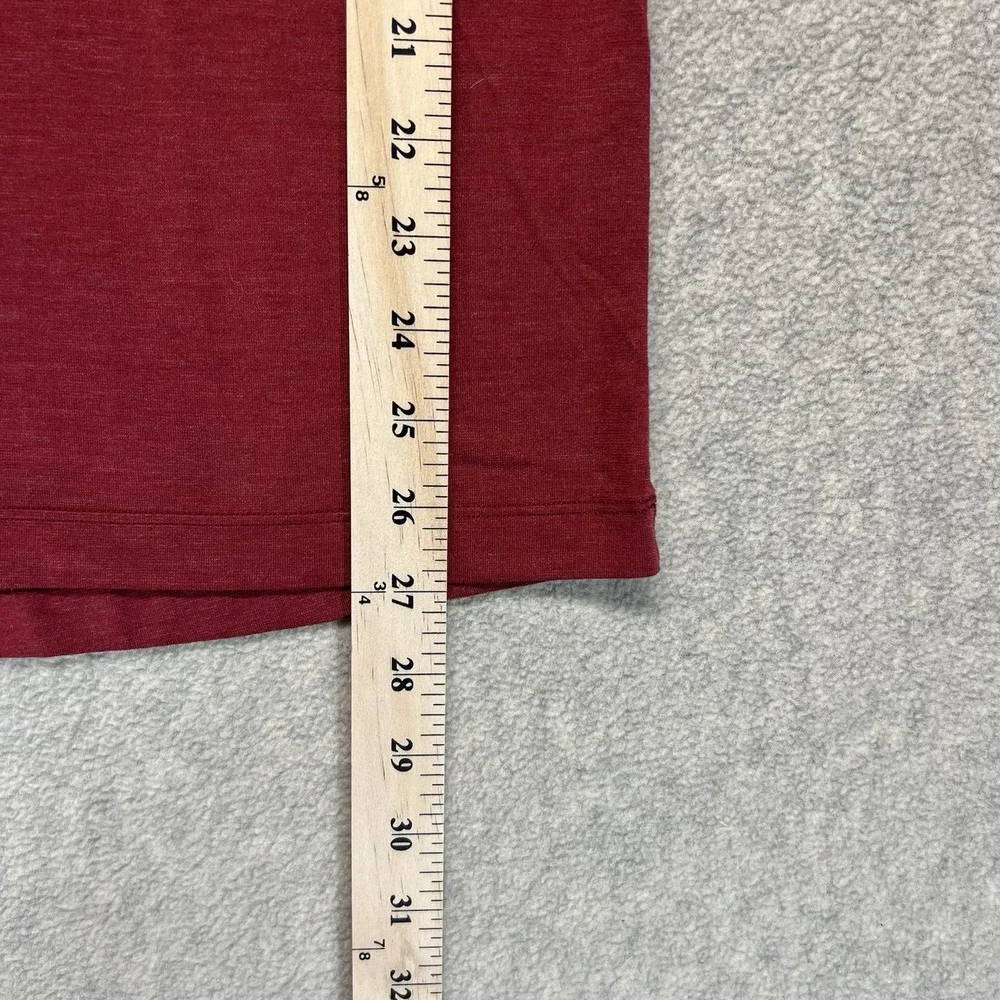 Lululemon Men's Red Heather‎ Performance Polo Shirt Short Sleeve Size XL